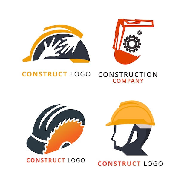 Download Free Construction Company Logo Labels And Badges Premium Vector Use our free logo maker to create a logo and build your brand. Put your logo on business cards, promotional products, or your website for brand visibility.