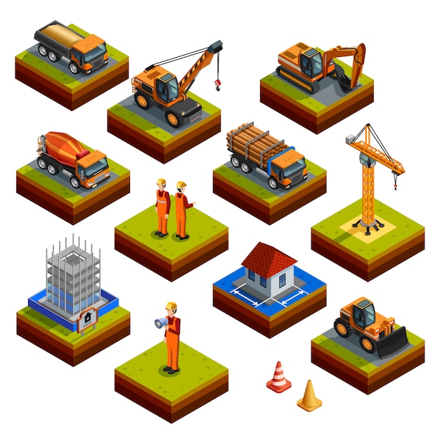 construction vector icons