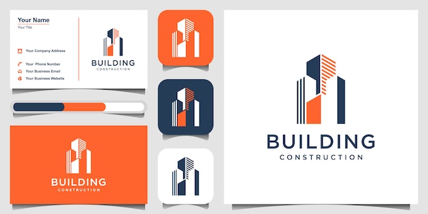 Download Free Construction Logo Design Template Building Abstract And Business Use our free logo maker to create a logo and build your brand. Put your logo on business cards, promotional products, or your website for brand visibility.
