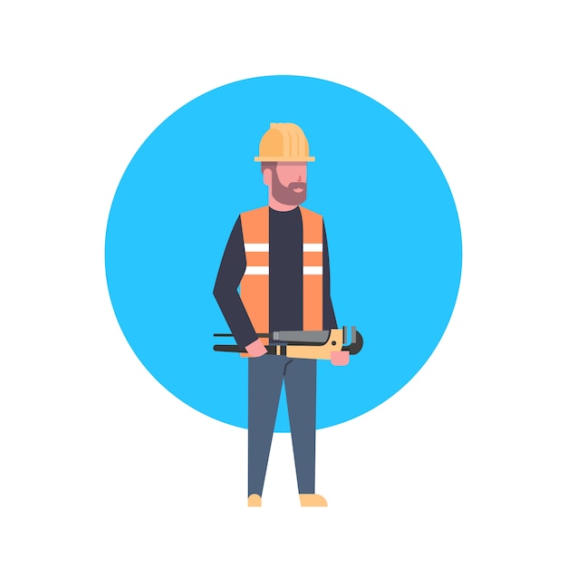 Download Construction worker icon builder man wearing helmet Vector | Premium Download