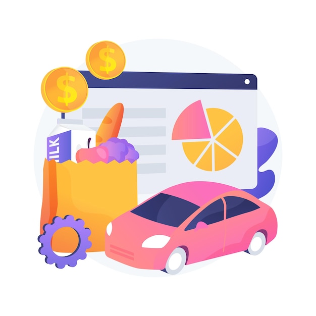 Free Vector | Consumption Expenditure Abstract Concept Illustration ...