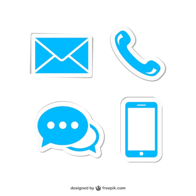 Download Free Contact Blue Icons Free Vector Use our free logo maker to create a logo and build your brand. Put your logo on business cards, promotional products, or your website for brand visibility.