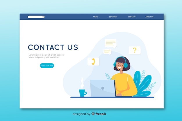contact page design