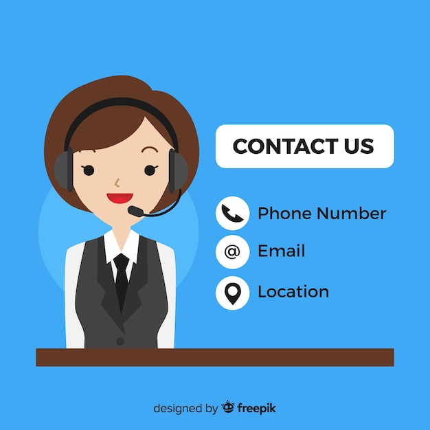 Contact us | Free Vector