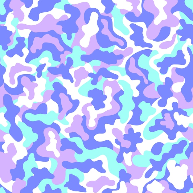 Contemporary camouflage pattern Premium Vector