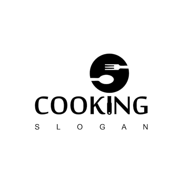 Download Free Cooking Logo With Spoon Fork And Teflon Symbol Premium Vector Use our free logo maker to create a logo and build your brand. Put your logo on business cards, promotional products, or your website for brand visibility.