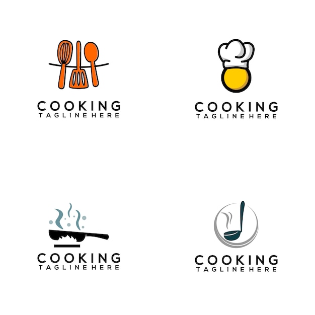 Download Free Cooking Logo Premium Vector Use our free logo maker to create a logo and build your brand. Put your logo on business cards, promotional products, or your website for brand visibility.