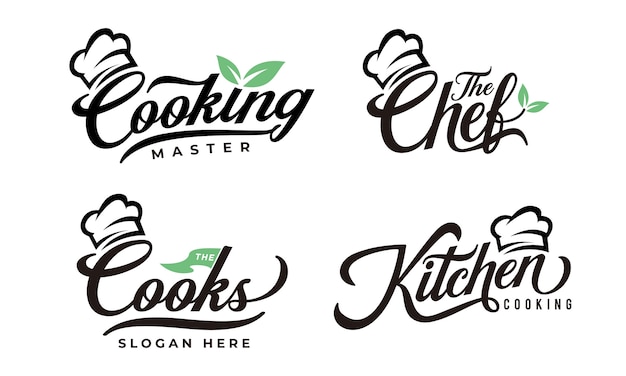 Cooking Typography Logo Collections Design Template 106244 729 