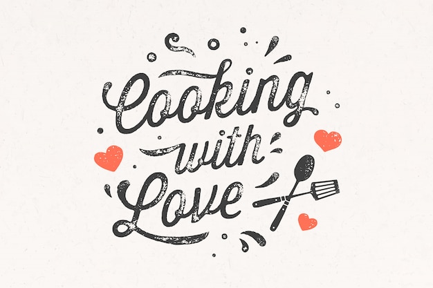 Cooking with love. kitchen poster. kitchen wall decor, sign, quote