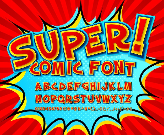 free comic book fonts