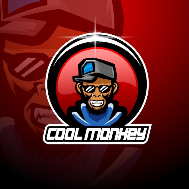 Download Free Cool Monkey Esport Mascot Logo Premium Vector Use our free logo maker to create a logo and build your brand. Put your logo on business cards, promotional products, or your website for brand visibility.