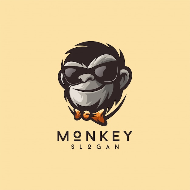 Download Free Cool Monkey Logo Design Vector Illustrator Ready To Use Premium Use our free logo maker to create a logo and build your brand. Put your logo on business cards, promotional products, or your website for brand visibility.