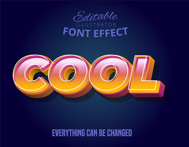 Download Free Cool Text 3d Orange And Purple Editable Font Effect Premium Vector Use our free logo maker to create a logo and build your brand. Put your logo on business cards, promotional products, or your website for brand visibility.