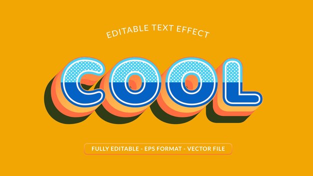 Premium Vector | Cool text effect