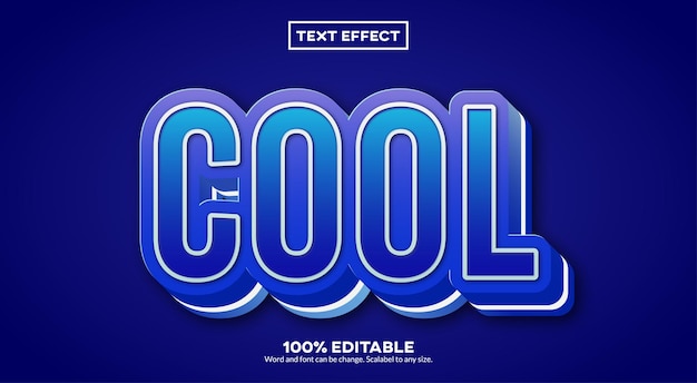 Premium Vector | Cool text effect