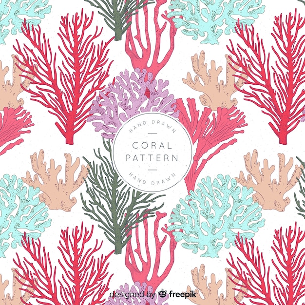 Free Vector Coral Pattern 5055