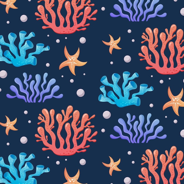 Free Vector | Coral pattern