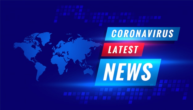 Free Vector | Coronavirus covid-19 latest news broadcast ...