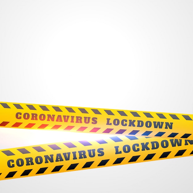Download Free Freepik Coronavirus Covid 19 Lockdown Yellow Tape Background Design Vector For Free Use our free logo maker to create a logo and build your brand. Put your logo on business cards, promotional products, or your website for brand visibility.