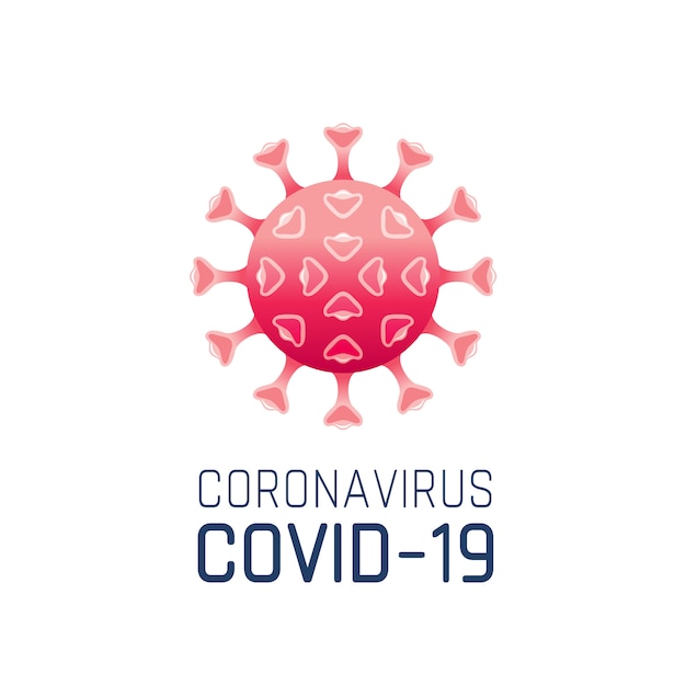 Coronavirus covid 19 logo | Premium Vector