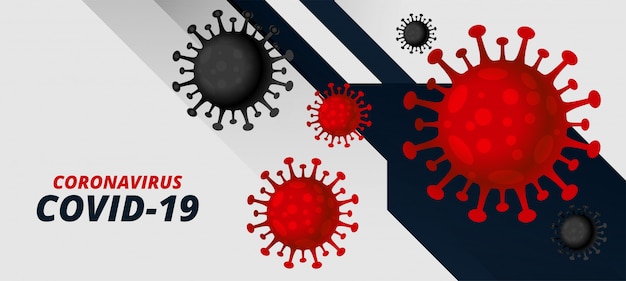 Free Vector | Coronavirus covid-19 pandemic outbreak virus background