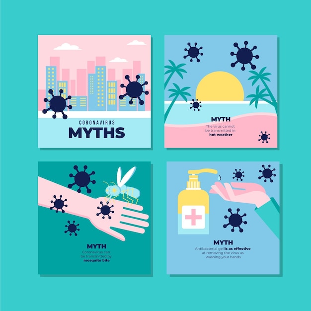 Download Free Coronavirus Myths List For Instagram Free Vector Use our free logo maker to create a logo and build your brand. Put your logo on business cards, promotional products, or your website for brand visibility.