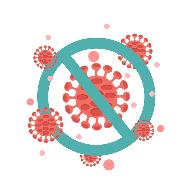 Download Coronavirus outbreak and coronaviruses, viruses vector and bacteria | Premium Vector