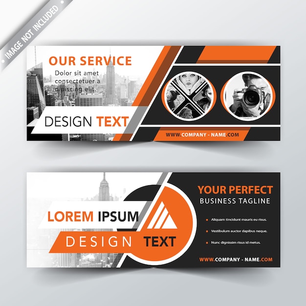 Free Vector Corporate Banner Freepik is one of the first online platforms where such files are shared and implemented in a free in freepik you can access paid and free vectors, banners and logos, abstract background images. free vector corporate banner