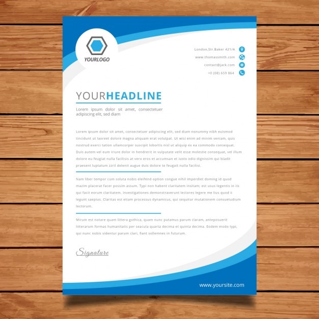 Free Letterhead Vectors 9 000 Images In Ai Eps Format