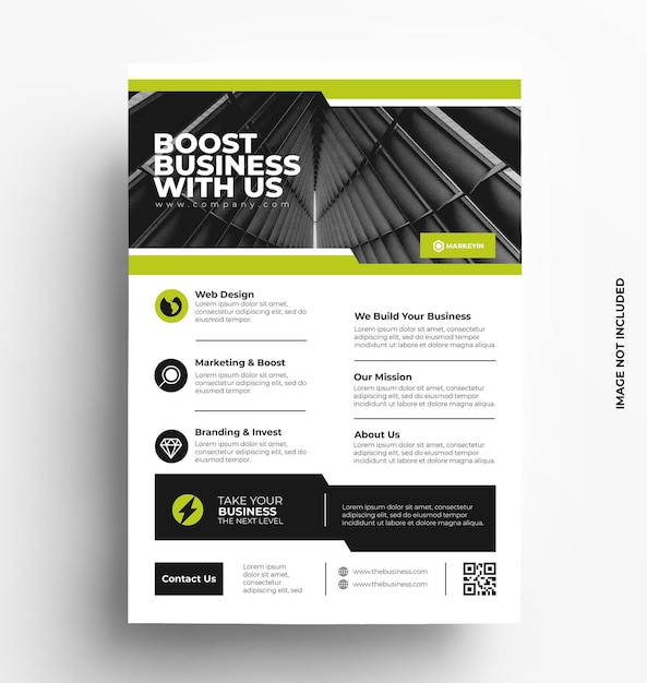 Premium Vector Corporate Business Flyer Template