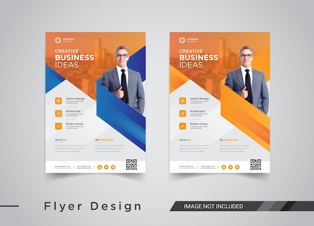 Premium Vector | Corporate business flyer templates