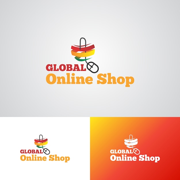 Download Free Corporate Global Online Shop Logo Design Template Premium Vector Use our free logo maker to create a logo and build your brand. Put your logo on business cards, promotional products, or your website for brand visibility.