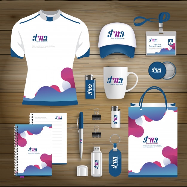 Download Corporate identity business gift items design template ...