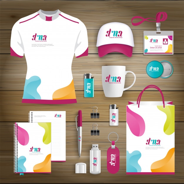 Download Corporate identity business gift items design template ...