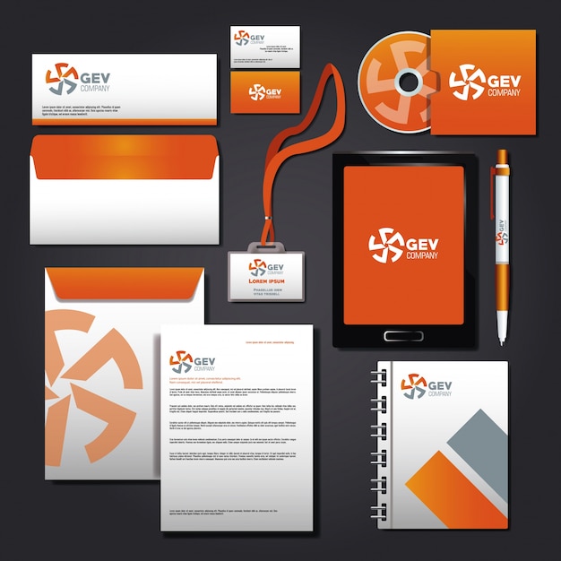 Download Free Corporate Identity Mock Up Premium Vector Use our free logo maker to create a logo and build your brand. Put your logo on business cards, promotional products, or your website for brand visibility.