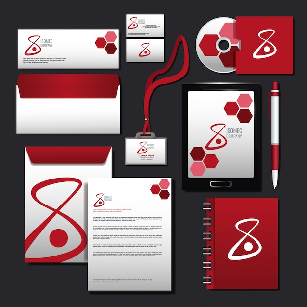 Download Premium Vector Corporate Identity Mock Up