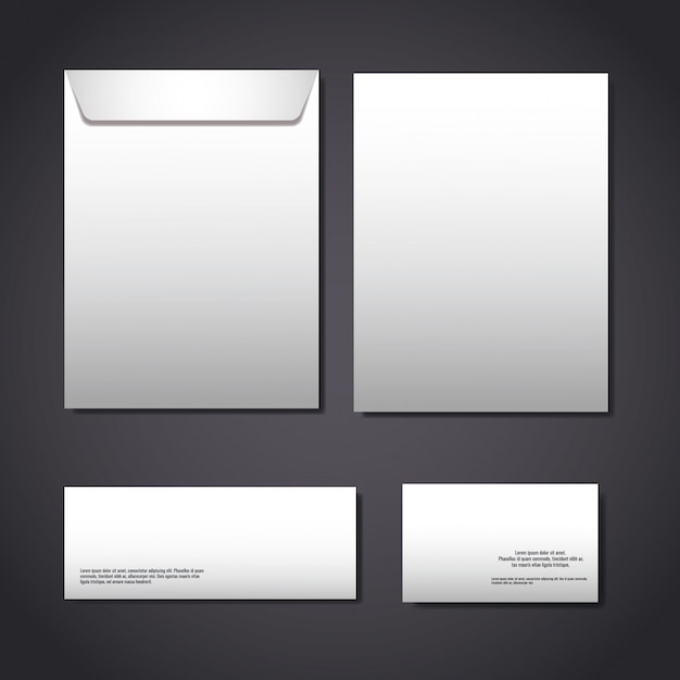 Download Corporate identity mock up | Premium Vector