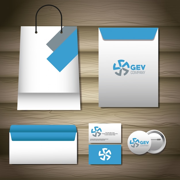 Download Corporate identity mock up | Premium Vector