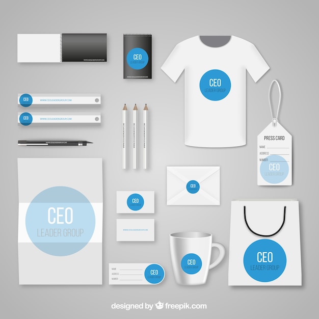 Download Premium Vector Corporate Identity Template