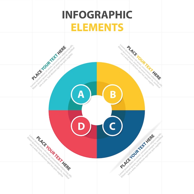 Corporate infographic business template | Free Vector