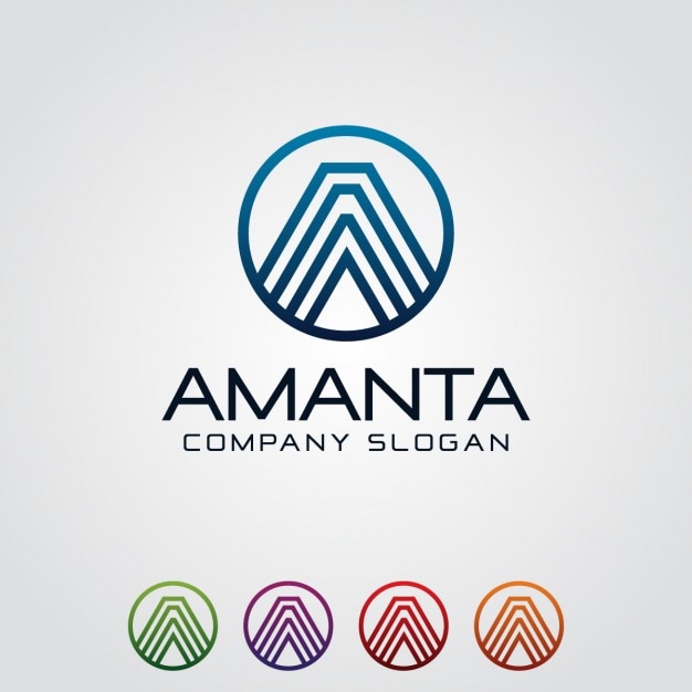 Corporate letter a logo