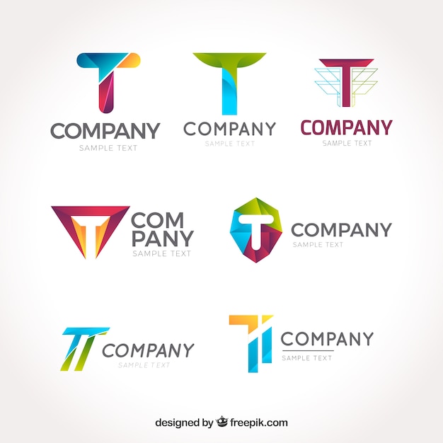 Download Free Corporate Logos Collection Of Letter T Free Vector Use our free logo maker to create a logo and build your brand. Put your logo on business cards, promotional products, or your website for brand visibility.