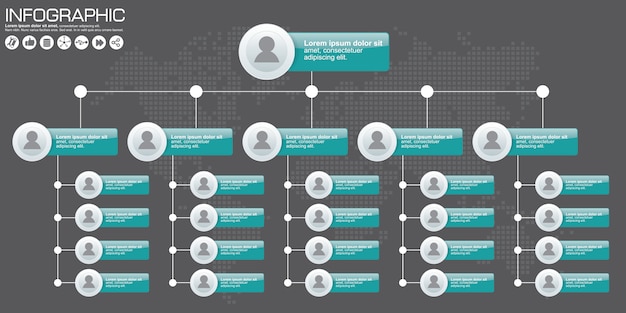 組織図 画像 無料のベクター ストックフォト Psd