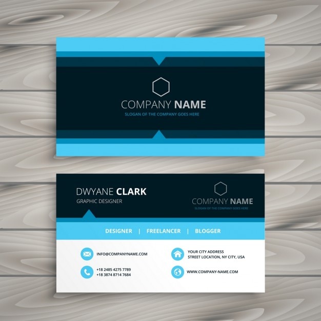 Corporative business card design
