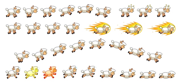 sheep sprite sheet rpg maker MV