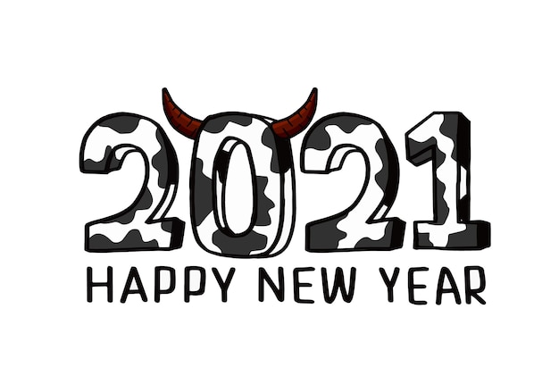 Free Vector | Countdown to 2021 new year, 2021 year of the ox