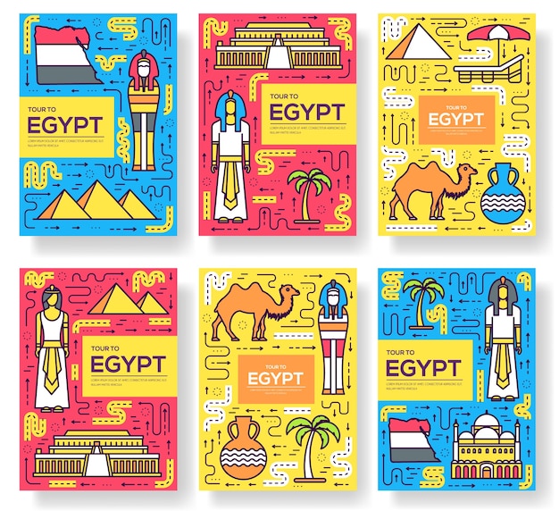 travel brochure of egypt