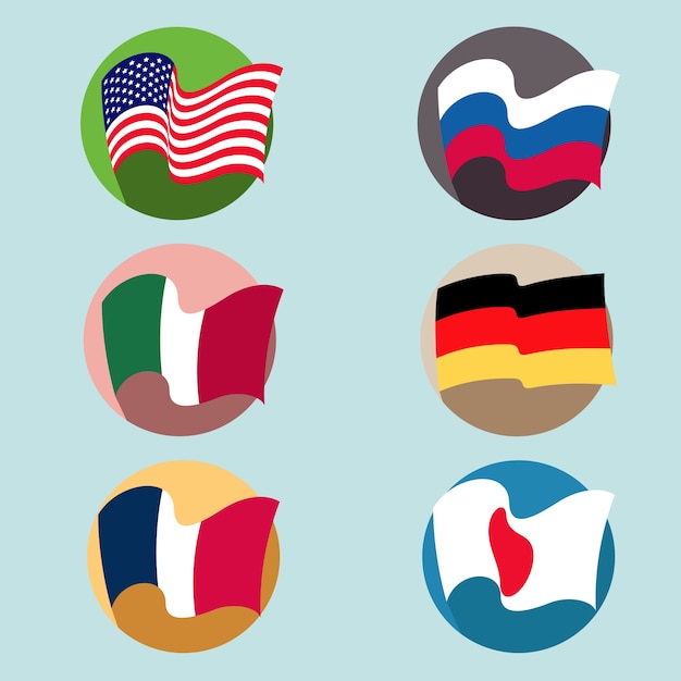 Free Vector | Country flags