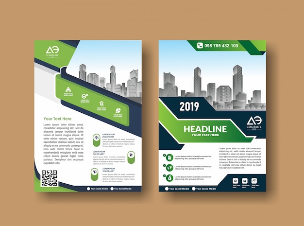 Premium Vector Cover Layout Brochure Flyer For Event And Report