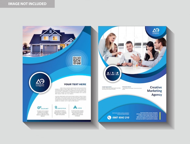 Premium Vector Cover Template Size Business Brochure Design Annual Report